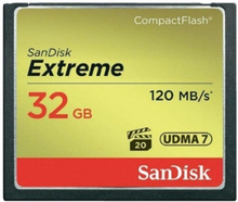 Sandisk Extreme Cf UDMA7 32GB - 120MB/S, 85MB/S Write