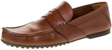 Louis Vuitton Brown Leather Penny Loafers