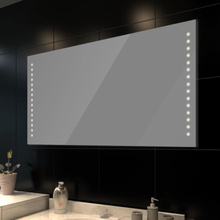 vidaXL Kylpyhuoneen peili LED-valoilla 100 x 60 cm