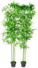vidaXL 2-osainen Bambu Keinokasvisarja Kotisisustus 190 cm