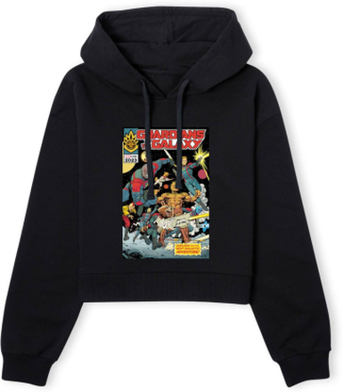 Guardians of the Galaxy The Next Galactic Adventure Women's Cropped Hoodie - Black - XS