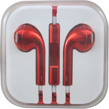 EarPods headset med fjärrkontroll och mic, Glansig röd