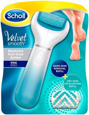 Scholl Velvet Smooth Dual Speed Fotfil