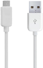 USB-kabel med micro-USB kontakt 3m (Vit)