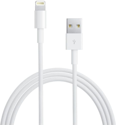 Apple Lightning USB -kaapeli iPhonelle ja iPadille, 1 metri (MD818ZM)
