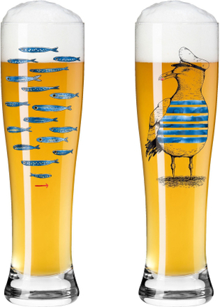 Ritzenhoff Brauchzeit ølglass, 2 stk, #13&14