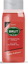 Brut Attraction Total All In One Hair & Body Shower Gel - 500 ml