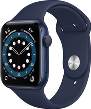 Apple Watch Series 6 Gps, 44mm Blue Aluminium Case With Deep Navy Sport Band