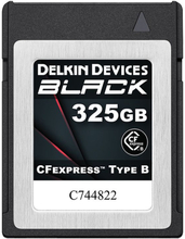Delkin Black CFexpress R1725/W1530 325GB, Delkin