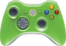 Trådlös handkontroll till Xbox 360 (Grön)
