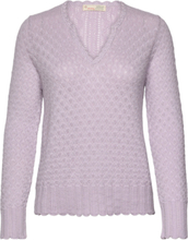 "Madeleine Sweater Tops Knitwear Jumpers Purple ODD MOLLY"