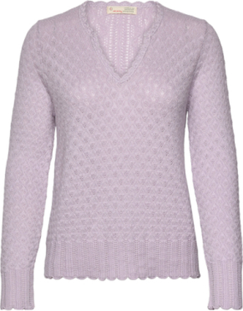 Madeleine Sweater Tops Knitwear Jumpers Purple ODD MOLLY
