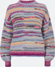 Color flerfärgad stickad tröja - Multi