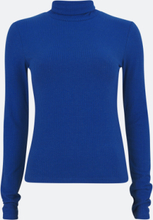 Spring Rise höghalsad tröja i linneblandning - Mörkblå