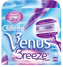 Gillette Gillette Venus Breeze Rakblad, 4-pack 7702018886364 Replace: N/A