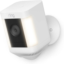 Ring Spotlight Cam Plus Battery Trådløst overvåkingskamera Hvit