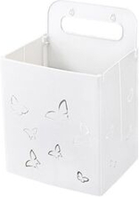 Bathroom Wall-mounted Butterfly Cloth Storage Basket Hanging Laundry Basket