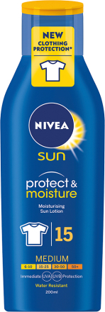Nivea Protect & Moisture Sun Lotion SPF15 200 ml