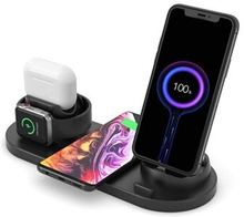 UD15-C 3-in-1 Multifunctional Wireless Charger Charging Dock Station Holder Stand for Apple iPhone/A