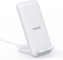 UGREEN Stand Qi trådløs oplader 15W skridsikker hurtigopladningsstativ Trådløs telefonoplader til iP
