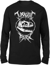 Jurassic Park T-Rex Bones Unisex Long Sleeved T-Shirt - Black - S