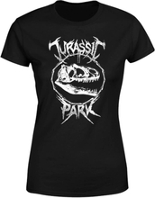 Jurassic Park T-Rex Bones Women's T-Shirt - Black - S
