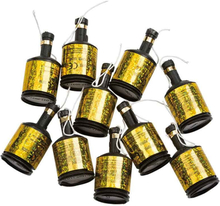 Party Poppers guld, 6-pack