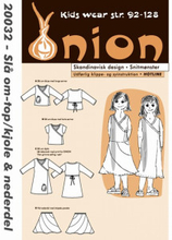 ONION Snittmnster barn 20032 Sl Om-Topp/klnning & kjol Str. 92-128/