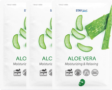 Stay Well Vegan Sheet Mask Aloe 3pcs