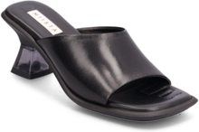 Synthia Black Sandals Shoes Mules & Slip-ins Heeled Mules Svart MIISTA*Betinget Tilbud
