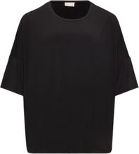 Vanga Tops T-shirts & Tops Short-sleeved Black Persona By Marina Rinaldi