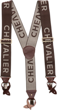 Chevalier Logo Suspenders Accessories Suspenders Brun Chevalier*Betinget Tilbud
