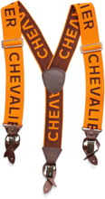 Chevalier Logo Suspenders Sport Suspenders Orange Chevalier