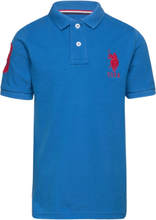 Player 3 Polo T-shirts Polo Shirts Short-sleeved Polo Shirts Blå U.S. Polo Assn.*Betinget Tilbud