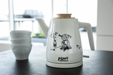 Pippi Ceramic Kettle,1.2l W/mr.Nilsson Vannkoker - Hvit
