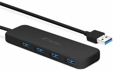 FANTEC UMP-4U USB3.0 Hub 4 ports, black, cable 40cm