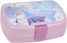 Disney Frozen broodtrommel meisjes 6,5 x 17 x 13 cm roze/multicolor