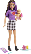 Skipper Babysitters Inc. Skipper Babysitters Toys Dolls & Accessories Dolls Multi/mønstret Barbie*Betinget Tilbud