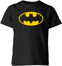 Justice League Batman Logo Kids' T-Shirt - Black - 3-4 Years