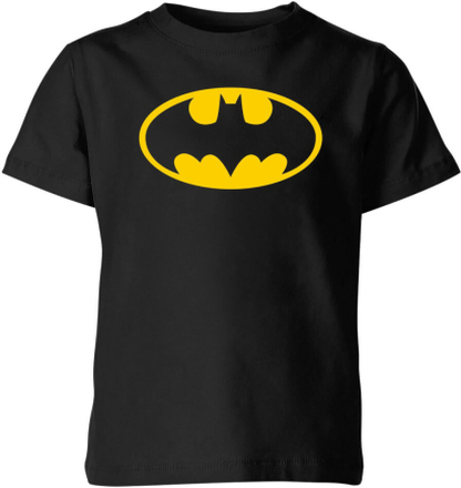 Justice League Batman Logo Kids' T-Shirt - Black - 5-6 Years