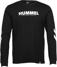 Hmllegacy T-Shirt L/S Sport T-Langærmet Skjorte Black Hummel