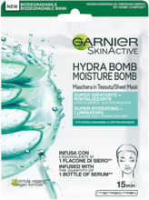 Garnier Moisture Bomb Aloe Sheet Mask Beauty WOMEN Skin Care Face Face Masks Sheet Mask Nude Garnier*Betinget Tilbud