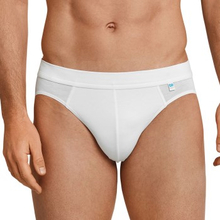 Schiesser Long Life Cotton Rio Brief Hvid bomuld Small Herre