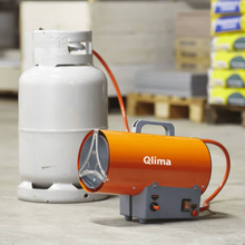 Qlima Generatore Aria Calda a Gas GFA 1030 E 22,5x47,5x36 cm Arancione