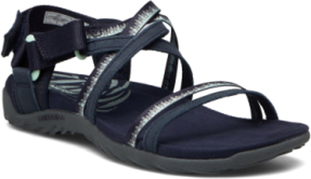 Women's Terran 3 Cush Lattice Navy Sport Summer Shoes Sandals Navy Merrell