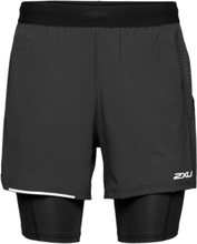 Aero 2-In-1 5 Inch Shorts Sport Shorts Sport Shorts Black 2XU