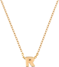 Orelia Gold Plated Initial R Necklace Giftbox Initial S