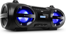 Soundblaster DAB Boombox Bluetooth CD/MP3/USB/AUX DAB+/VHF LED 50Wmax.