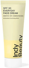 Indy Beauty SPF30 Everyday Face Cream Sensitive/Dry/Combination Skin - 50 ml