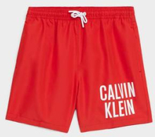 Calvin Klein Badshorts Medium Drawstring Röd